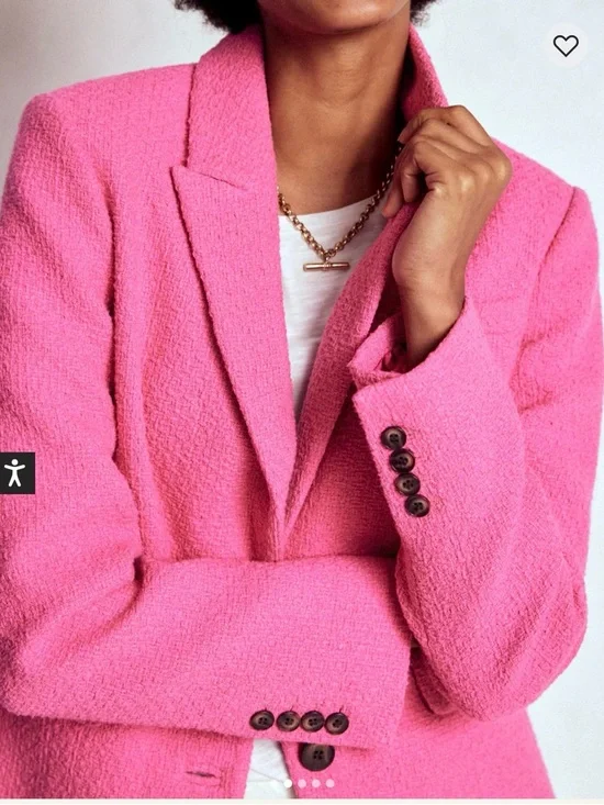 Boden Bouclé Women's Blazer Jacket  sizeUS 2/UK 6- - Picture 5 of 11